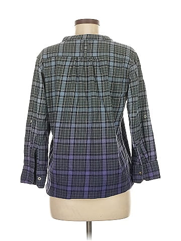 PJK Blue Label 3/4 Sleeve Button-Down Shirt (view 2)