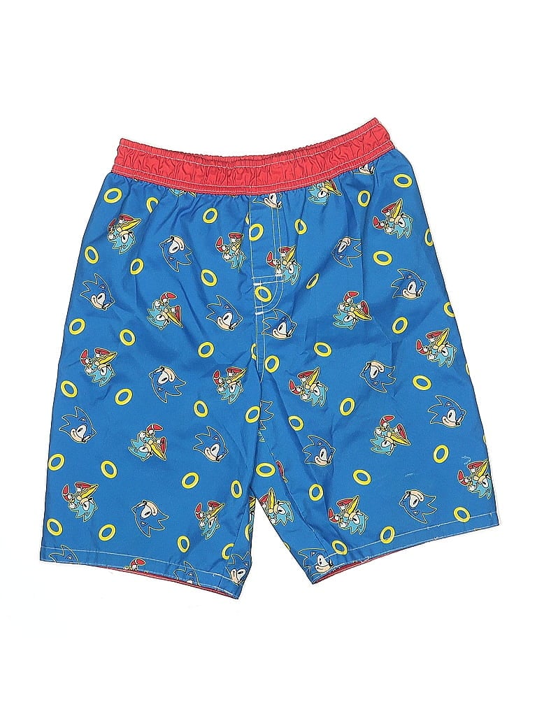 Click to view more detailed imagery on our partner's website Pre-owned Sonic The Hedgehog Babies' Board Shorts In Blue
