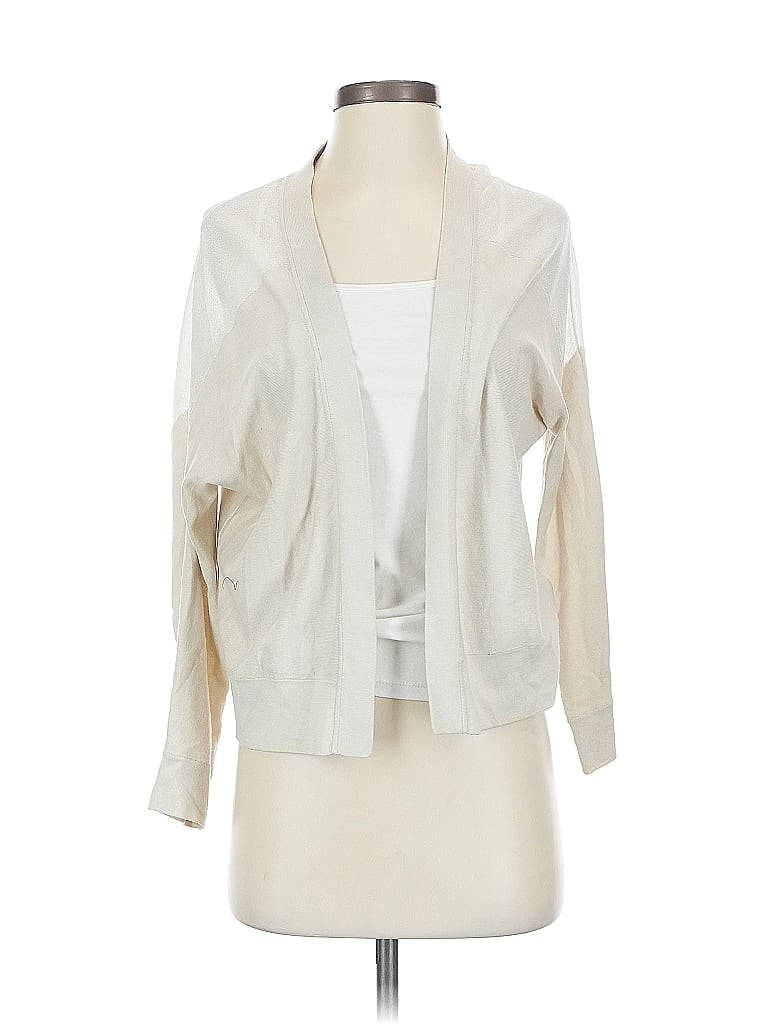 REISS Pre-owned Cardigan Sweater In White