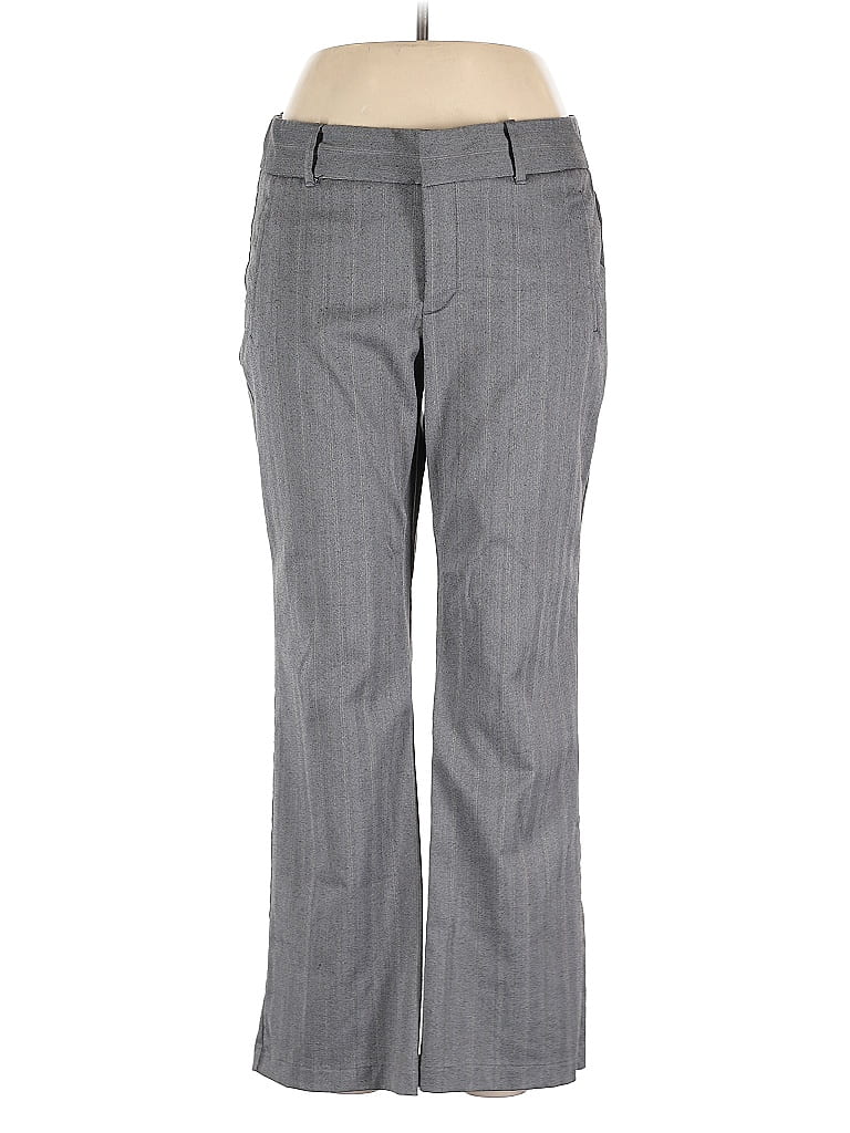 Pre-owned Ann Taylor Dress Pants In Gray