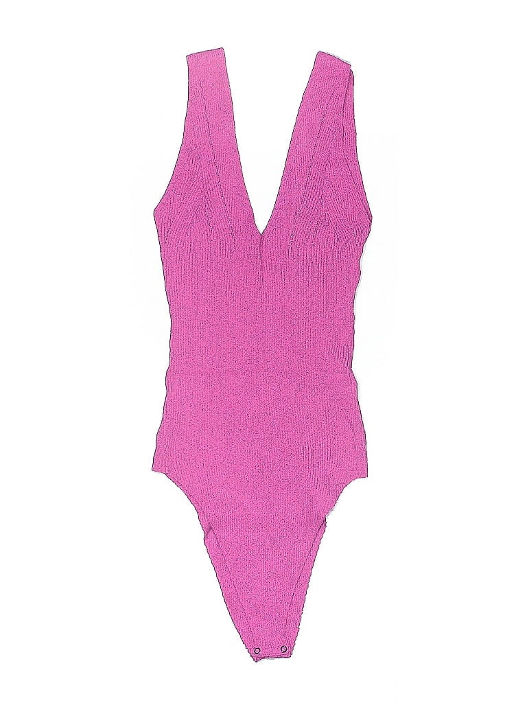 Pre-owned Karma Koma Bodysuit In Pink