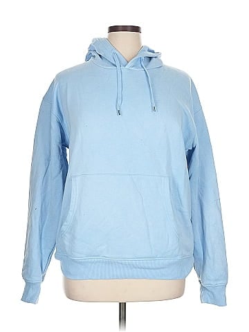 Denim & Flower Pullover Hoodie (view 1)
