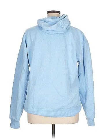 Denim & Flower Pullover Hoodie (view 2)