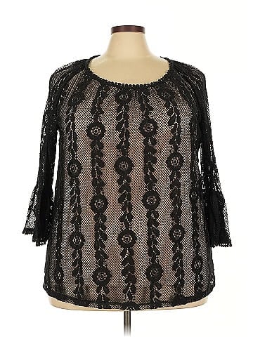 Liz Claiborne Career 3/4 Sleeve Blouse (view 1)