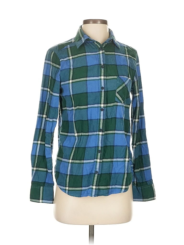 Click to view more detailed imagery on our partner's website Pre-owned Uniqlo Long Sleeve Button Down Shirt In Green