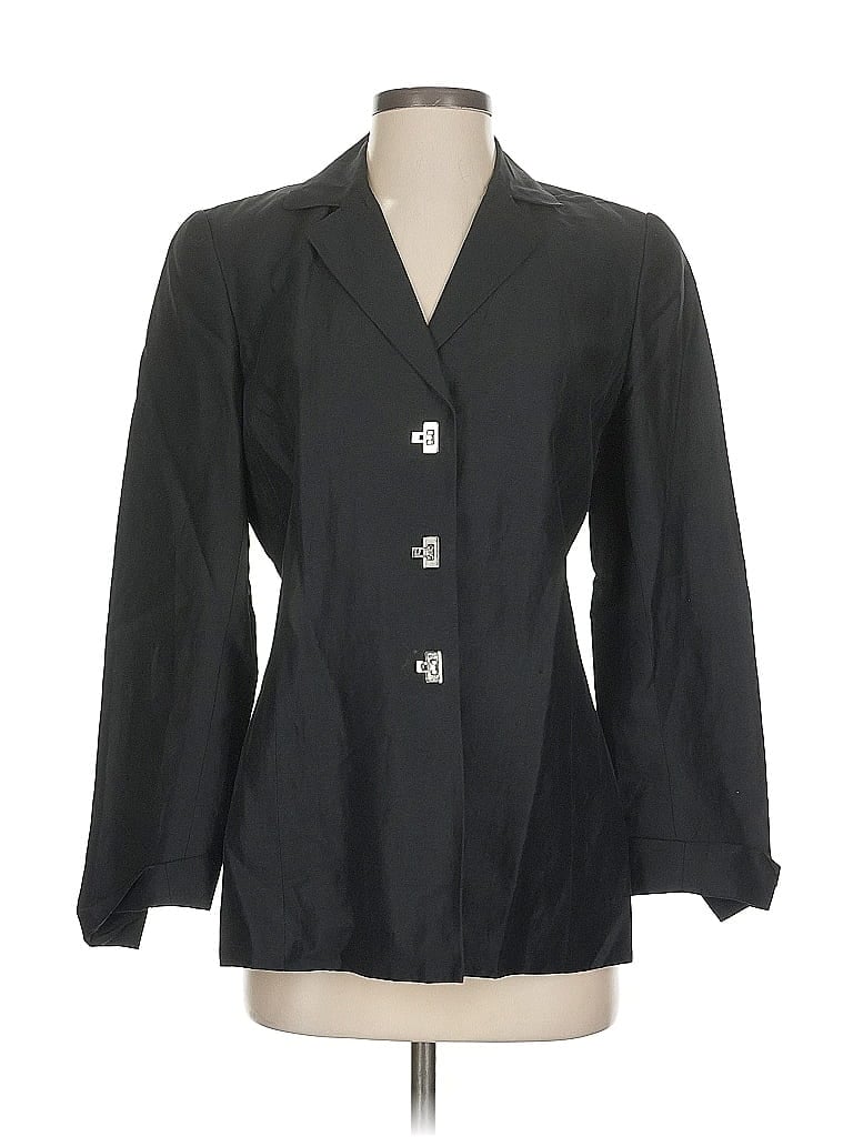 Pre-owned Doncaster Collection Blazer Jacket In Black