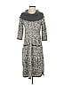 W by Worth 100% Wool Tweed Gray Casual Dress Size S - photo 1