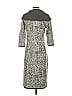 W by Worth 100% Wool Tweed Gray Casual Dress Size S - photo 2