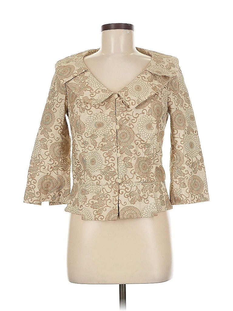 Arden B. 100% Cotton Gold Blazer Size M - photo 1