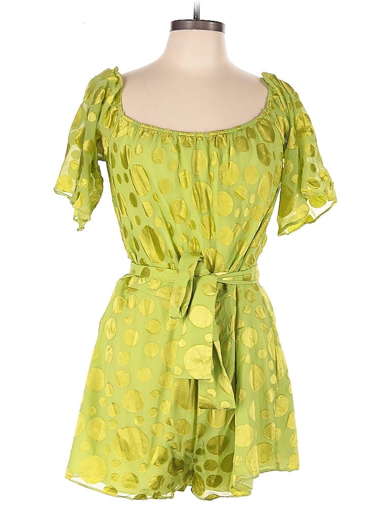 Pre-owned Lovers & Friends Romper In Green