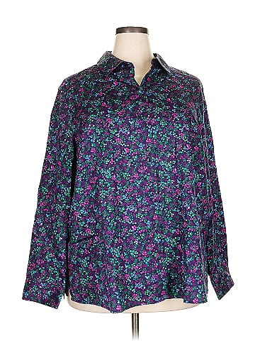 Foxcroft Long Sleeve Blouse (view 1)