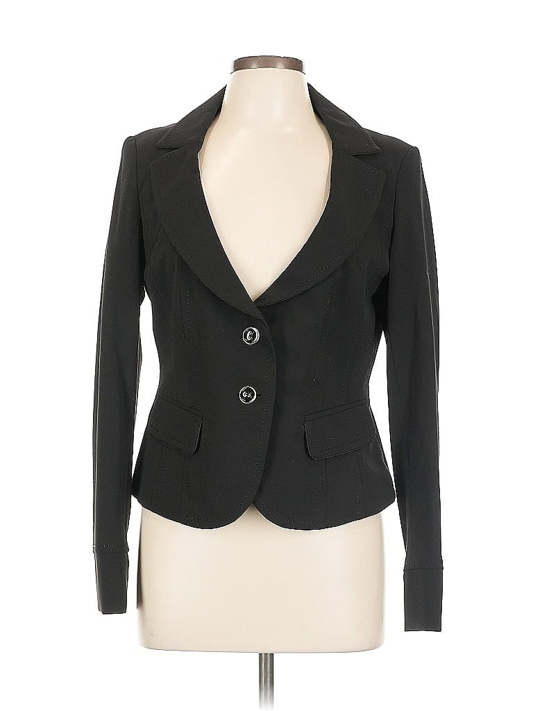 Pre-owned Zara W&b Collection Blazer Jacket In Black