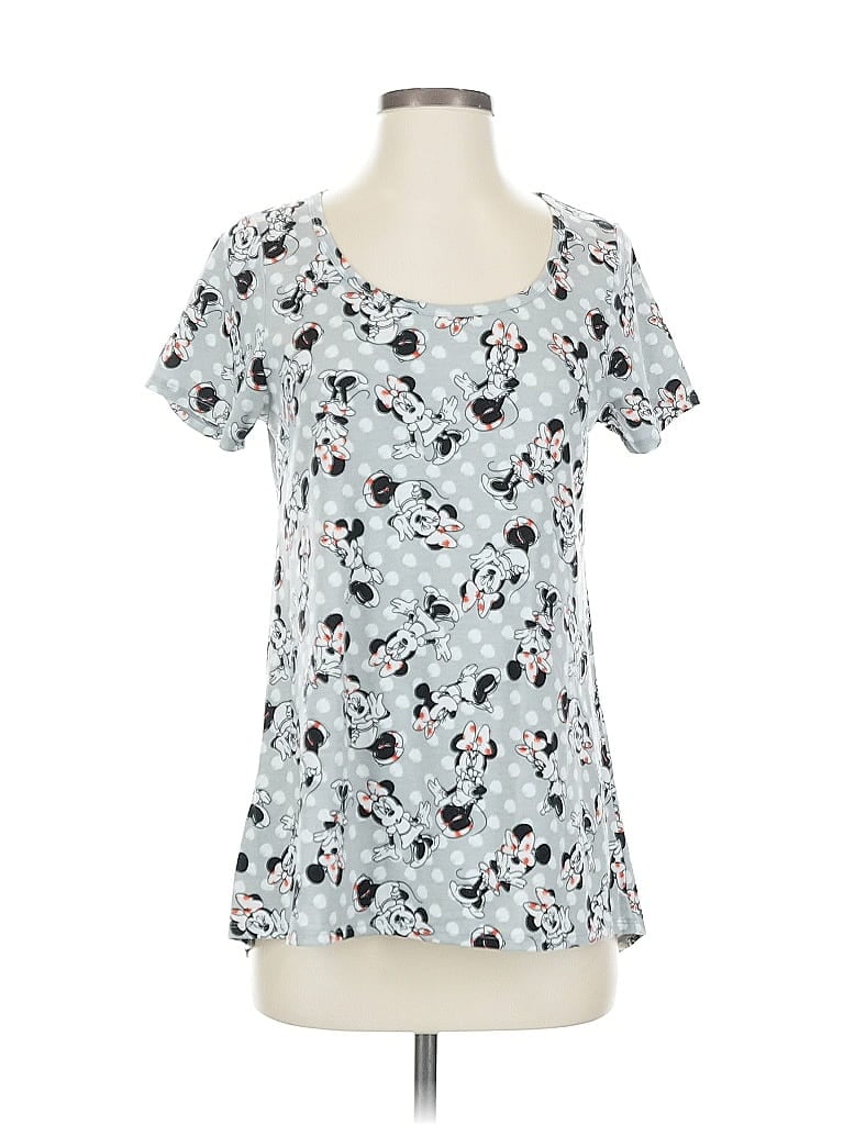 Pre-owned Lularoe Short Sleeve T-shirt In Gray