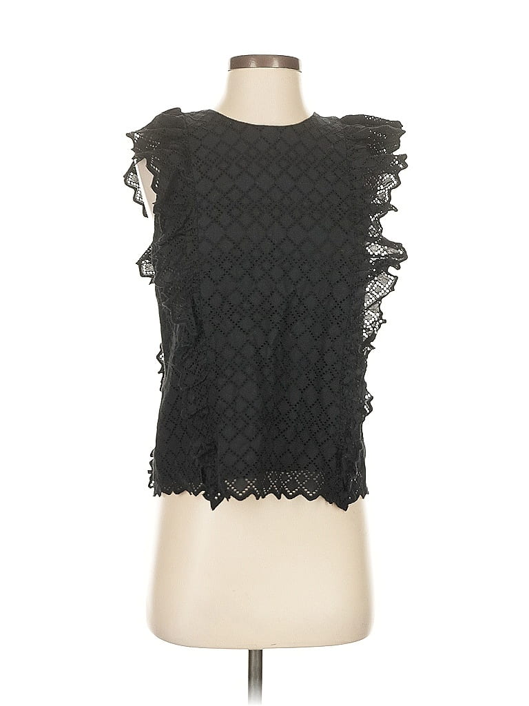 Pre-owned Polo Ralph Lauren Sleeveless Blouse In Black