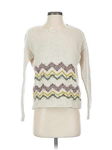 Hem & Thread Pullover Sweater (view 1)