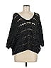 Express Metallic Black Poncho Size M - photo 1