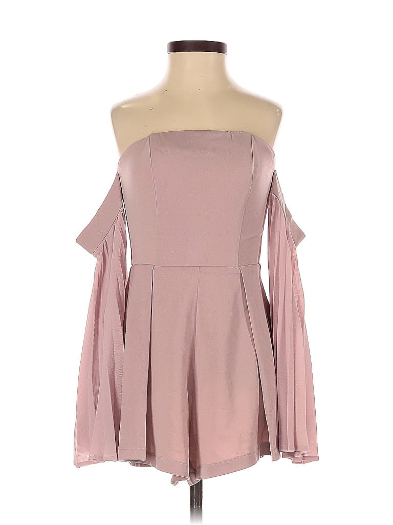 Pre-owned Selfie Leslie Romper In Pink