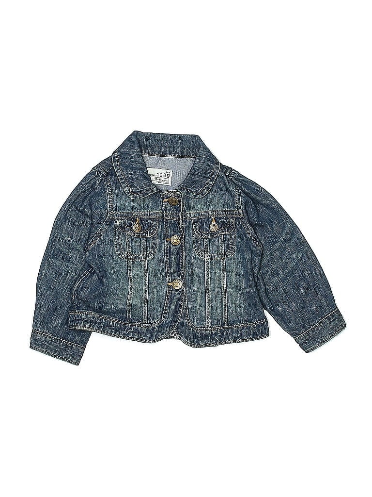 Click to view more detailed imagery on our partner's website Pre-owned Baby Gap Kids' Denim Jacket In Blue