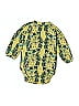 Kate Quinn Organics Print Yellow Long Sleeve Onesie Size 3-6 mo - photo 2