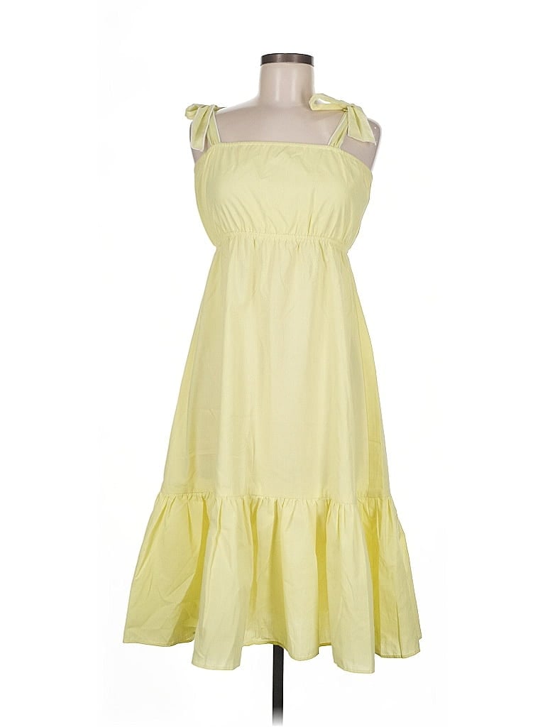 Pre-owned Love Ady Casual Dress In Yellow