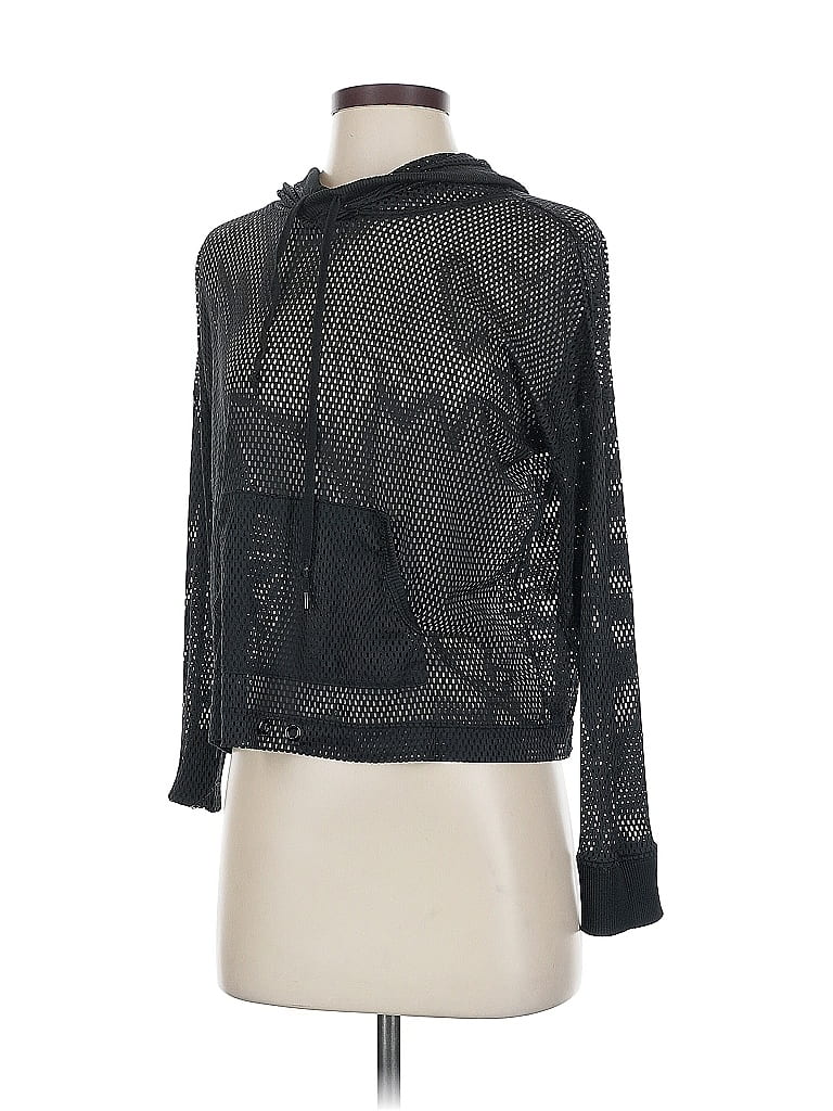 Pre-owned Victoria Sport Long Sleeve Blouse In Black