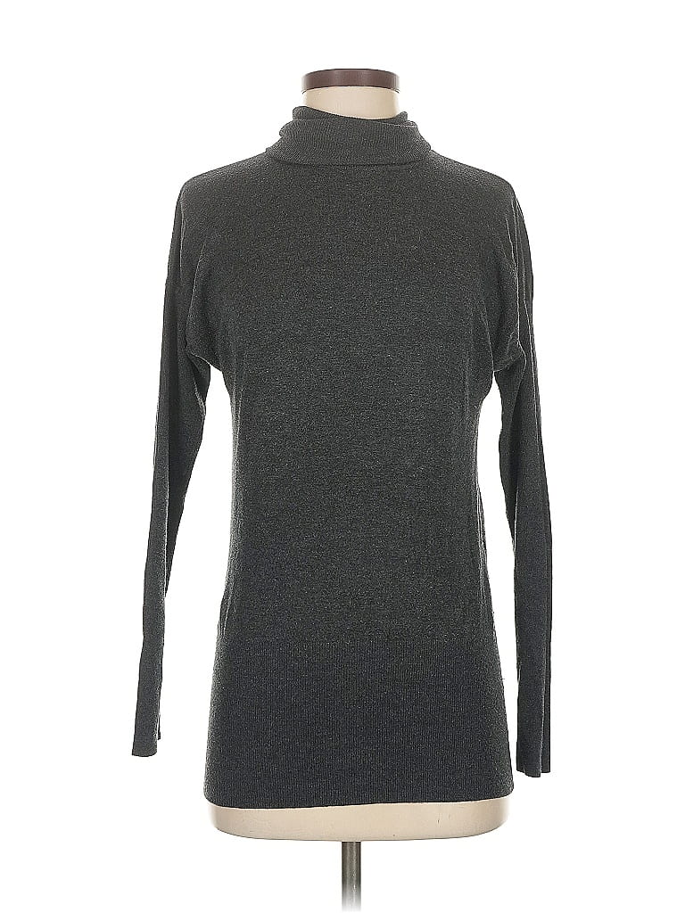 Pre-owned Bcbgmaxazria Turtleneck Sweater In Gray
