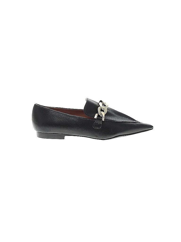 LINEA PAOLO Pre-owned Flats In Black