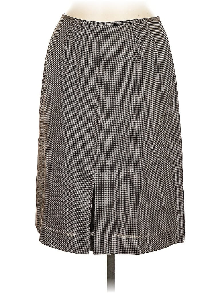 Pre-owned Unbranded Wool Skirt In Gray