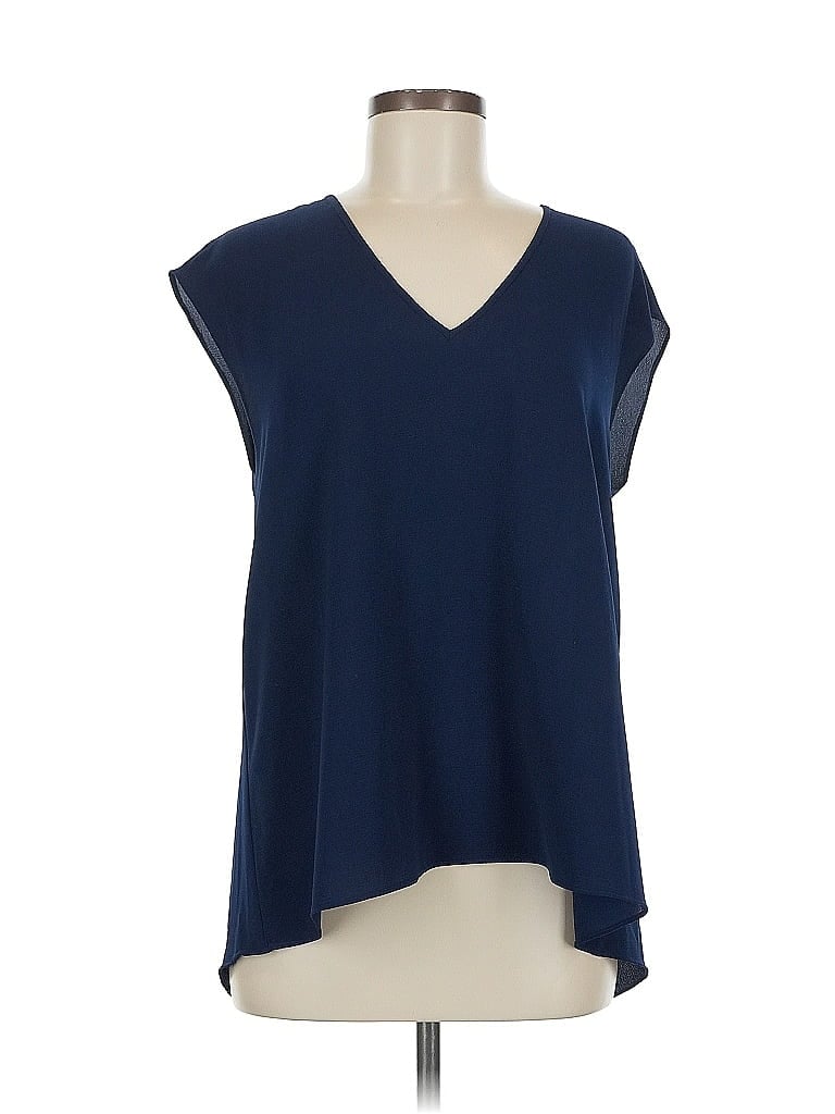 Pre-owned Rachel Rachel Roy Sleeveless Blouse In Blue
