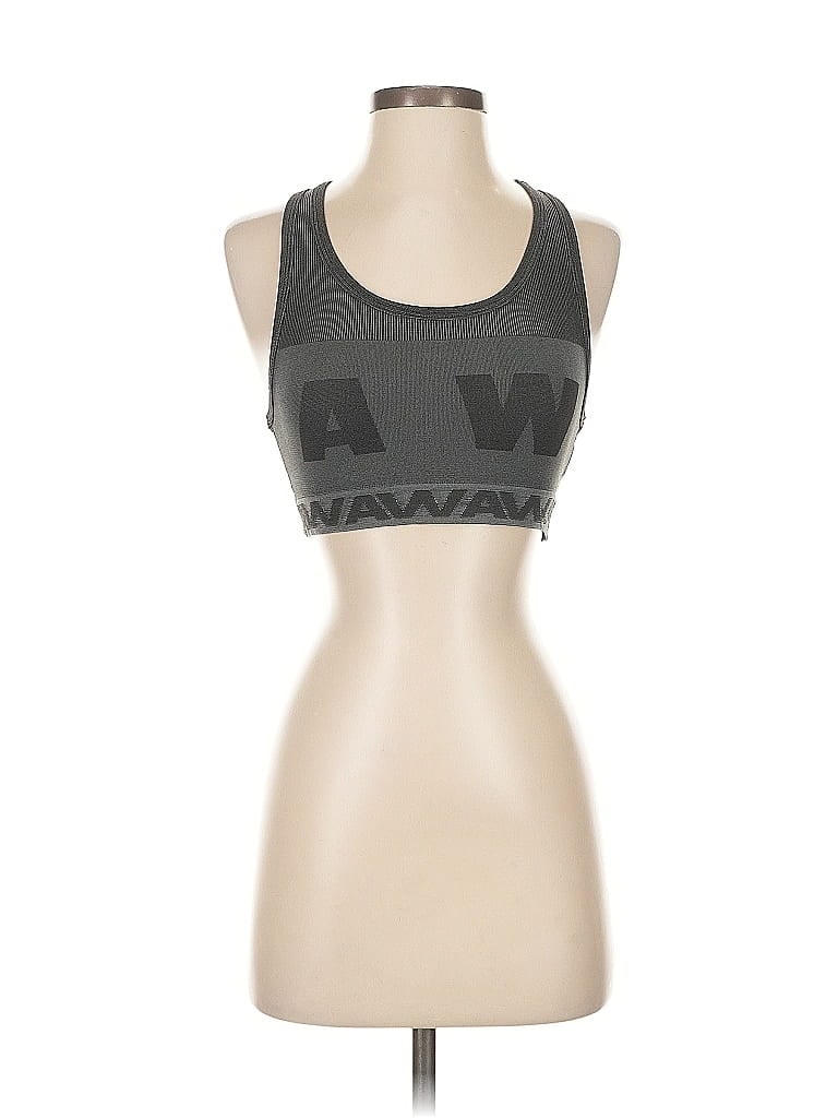Pre-owned H&m Sports Bra In Gray