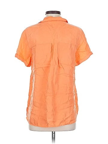 Soft Surroundings Short Sleeve Button-Down Shirt (view 2)