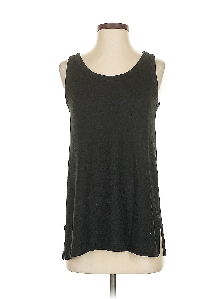 Pre-owned Ann Taylor Loft Sleeveless T-shirt In Black