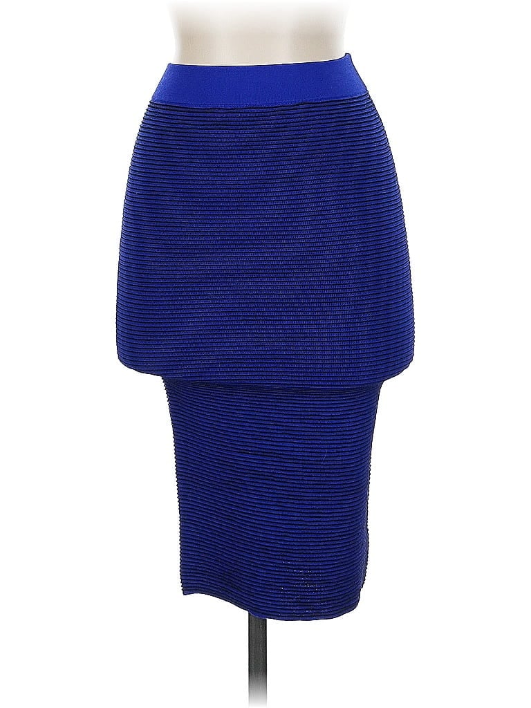 Pre-owned Central Park West Formal Skirt In Blue