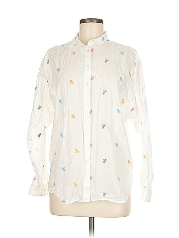Ann Taylor LOFT Long Sleeve Button-Down Shirt (view 1)