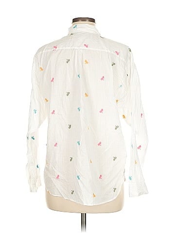 Ann Taylor LOFT Long Sleeve Button-Down Shirt (view 2)