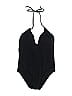 Victoria's Secret Solid Black One Piece Swimsuit Size S - photo 1