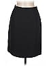 Petite Sophisticate Solid Black Formal Skirt Size 6 - photo 1