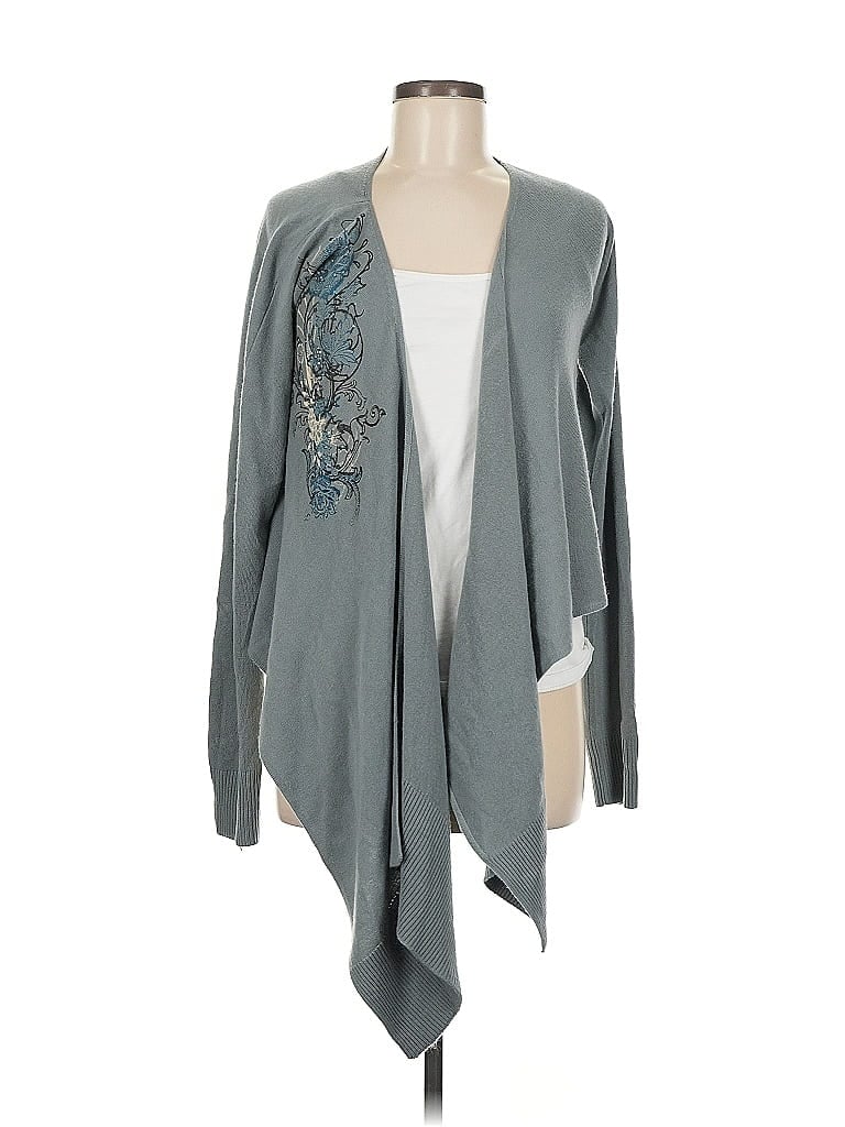 Pre-owned Apt. 9 Cardigan Sweater In Gray