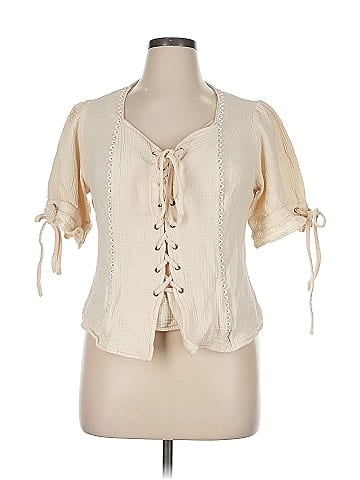 Scarlet Darkness Short Sleeve Blouse (view 1)