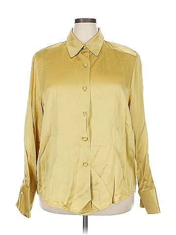Linda Allard Ellen Tracy Long Sleeve Silk Top (view 1)