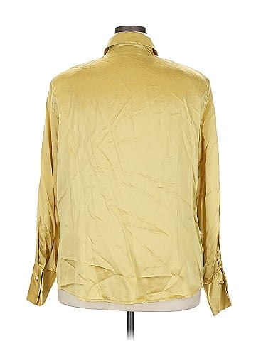 Linda Allard Ellen Tracy Long Sleeve Silk Top (view 2)