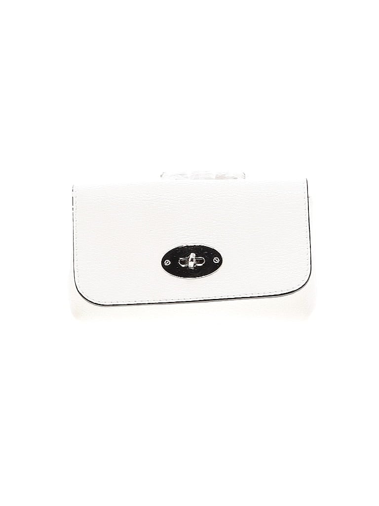Pre-owned Loretta Caponi Leather Belt Bag In White