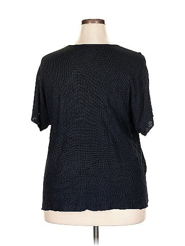 Linda Allard Ellen Tracy Silk Cardigan (view 2)