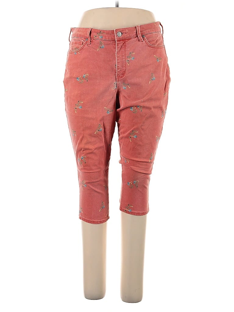 Pre-owned Nydj Casual Pants In Red