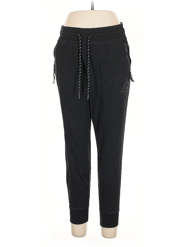 Pre-owned Reebok Casual Pants In Black