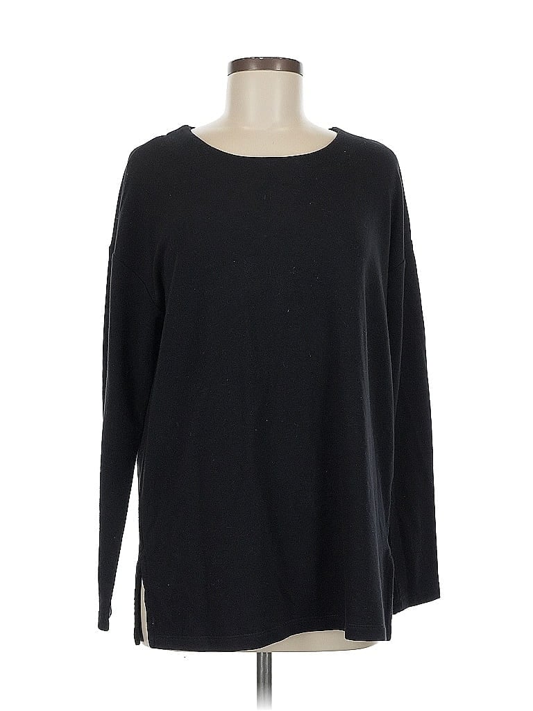 Pre-owned Banana Republic 3/4 Sleeve T-shirt In Black