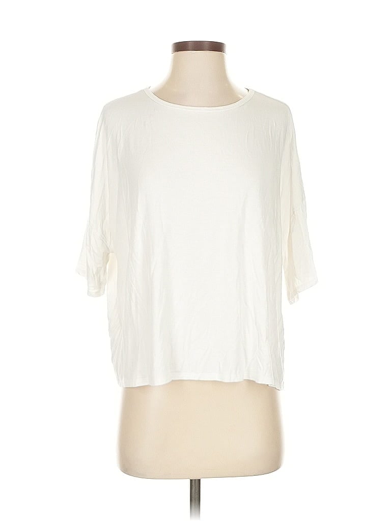 Pre-owned Old Navy 3/4 Sleeve T-shirt In White