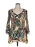 Melissa Paige Gold 3/4 Sleeve Blouse Size XL - photo 1
