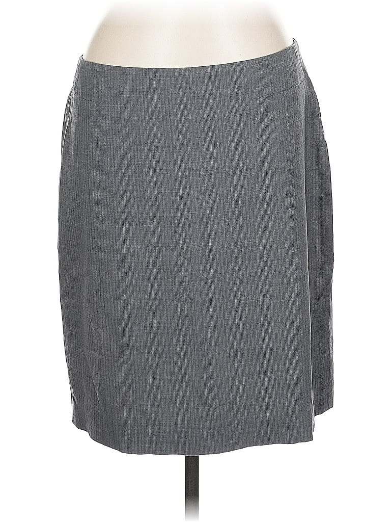 Pre-owned Banana Republic Formal Skirt In Gray