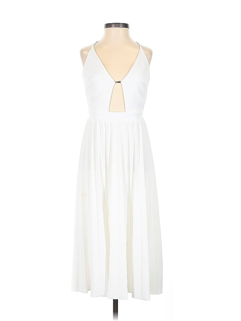 Pre-owned Asos Design Cocktail Dress In White